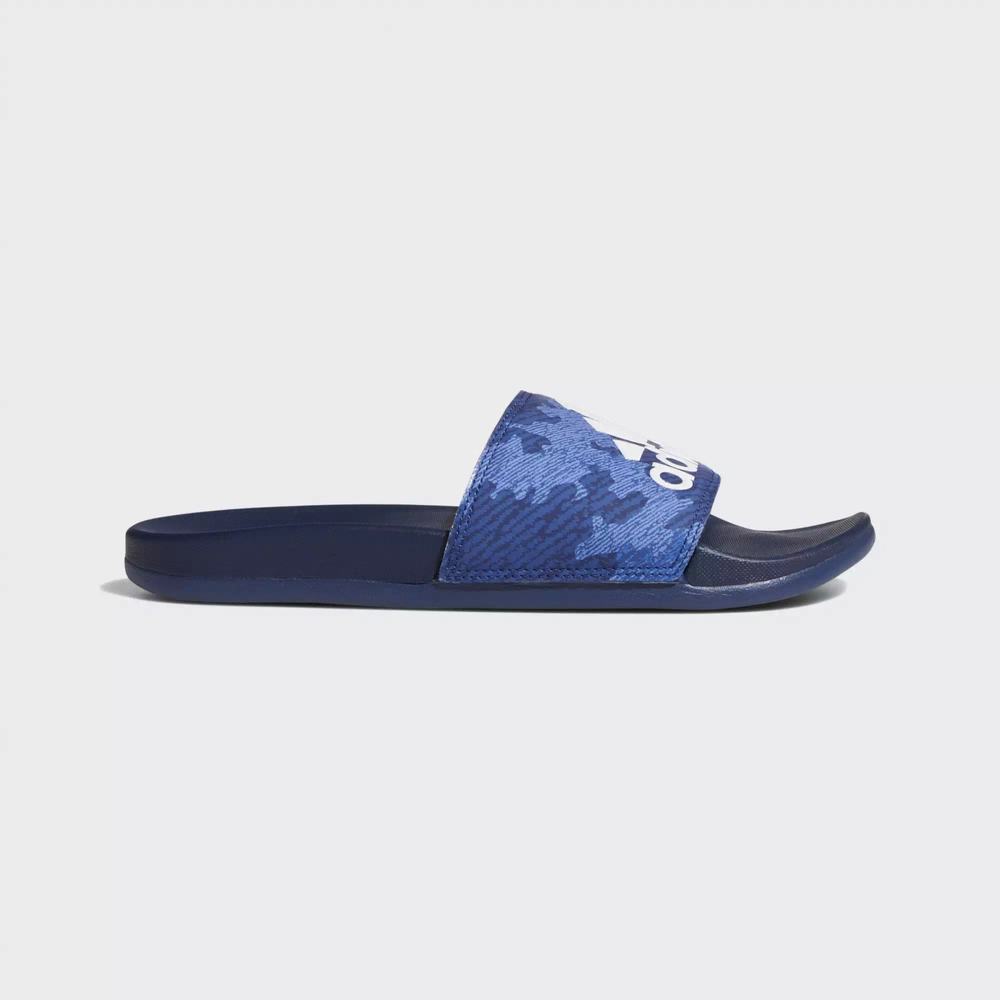 Adidas Adilette Comfort Chanclas Azules Para Hombre (MX-39354)